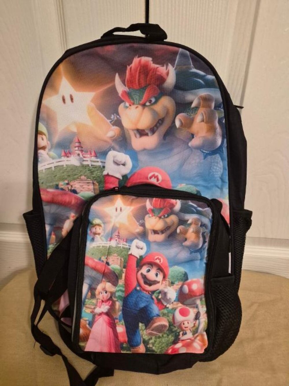 Super Mario Backpack and Lunch Bag Set